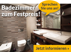 Badezimmer zum Festpreis