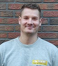 Das ist ein Foto von dem Maurer Kim Doege.