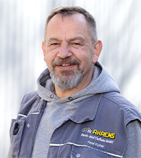 Das ist ein Foto von dem Maurer Axel Kuhlo.