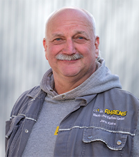 Das ist ein Foto von dem Maurer Jens Kahrs.